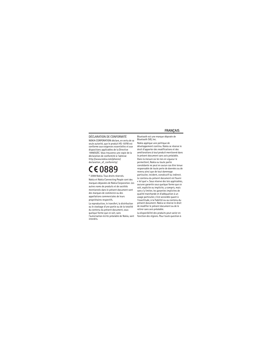 Nokia BH-102 User Manual | Page 36 / 45