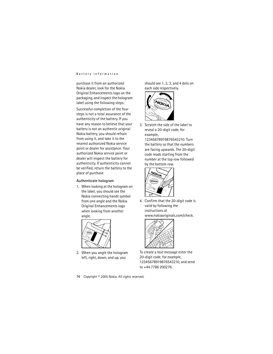 Nokia 3220 User Manual | Page 74 / 87