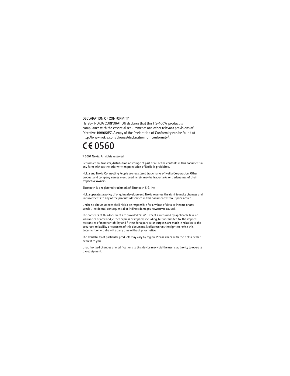 Nokia BH-702 User Manual | Page 2 / 17