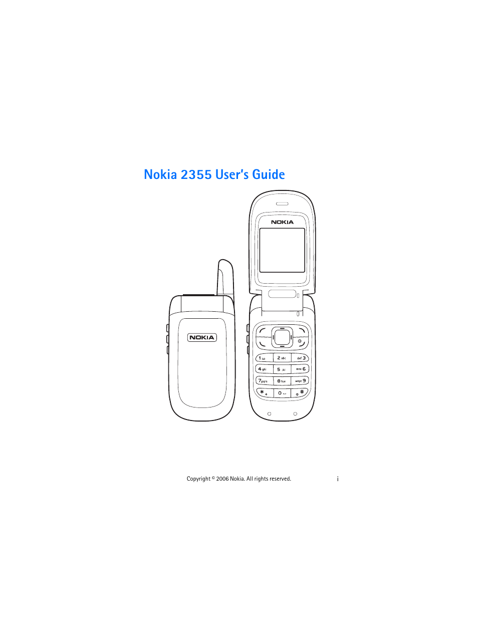 Nokia 2355 User Manual | 89 pages