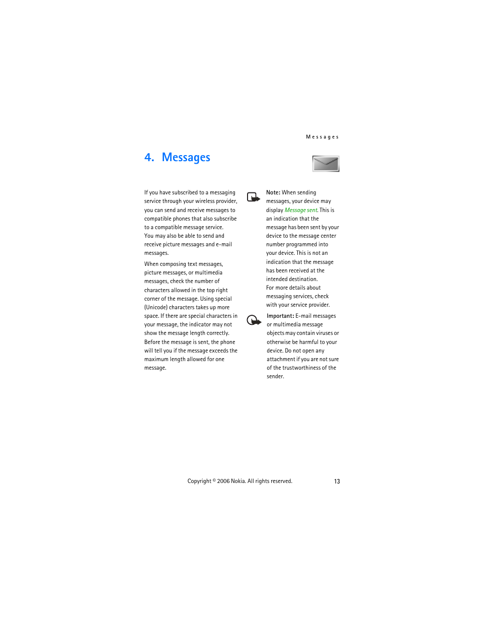 Messages | Nokia 2355 User Manual | Page 23 / 89