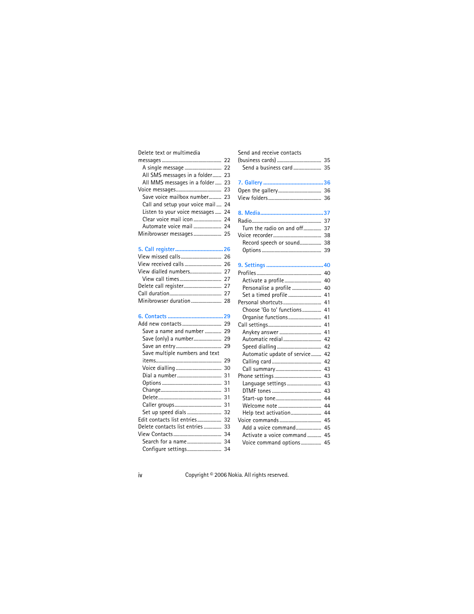 Nokia 2355 User Manual | Page 4 / 89