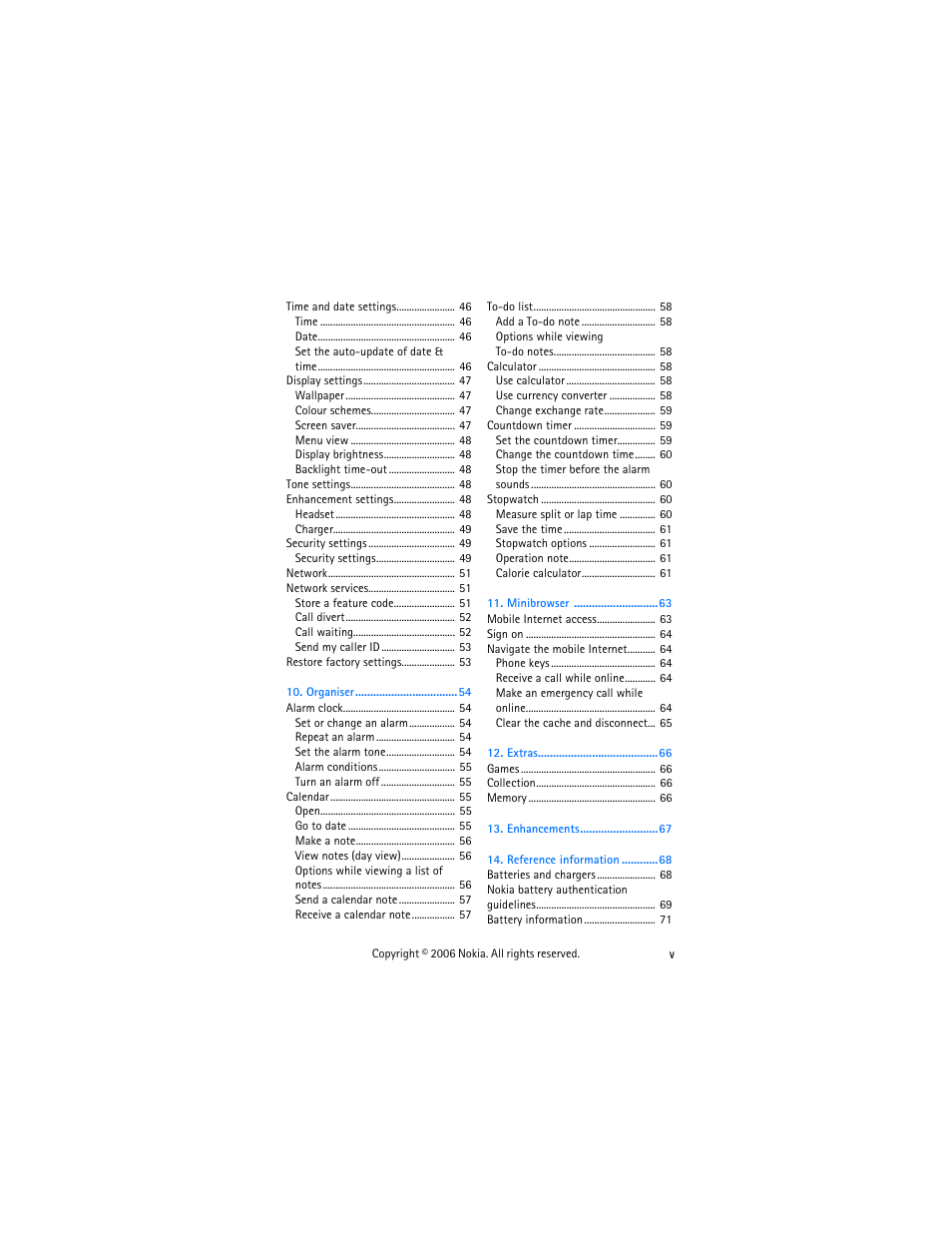 Nokia 2355 User Manual | Page 5 / 89