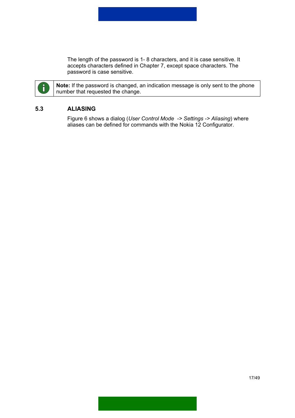 Aliasing | Nokia 12 GSM MODULE REMOTE I/O User Manual | Page 21 / 53