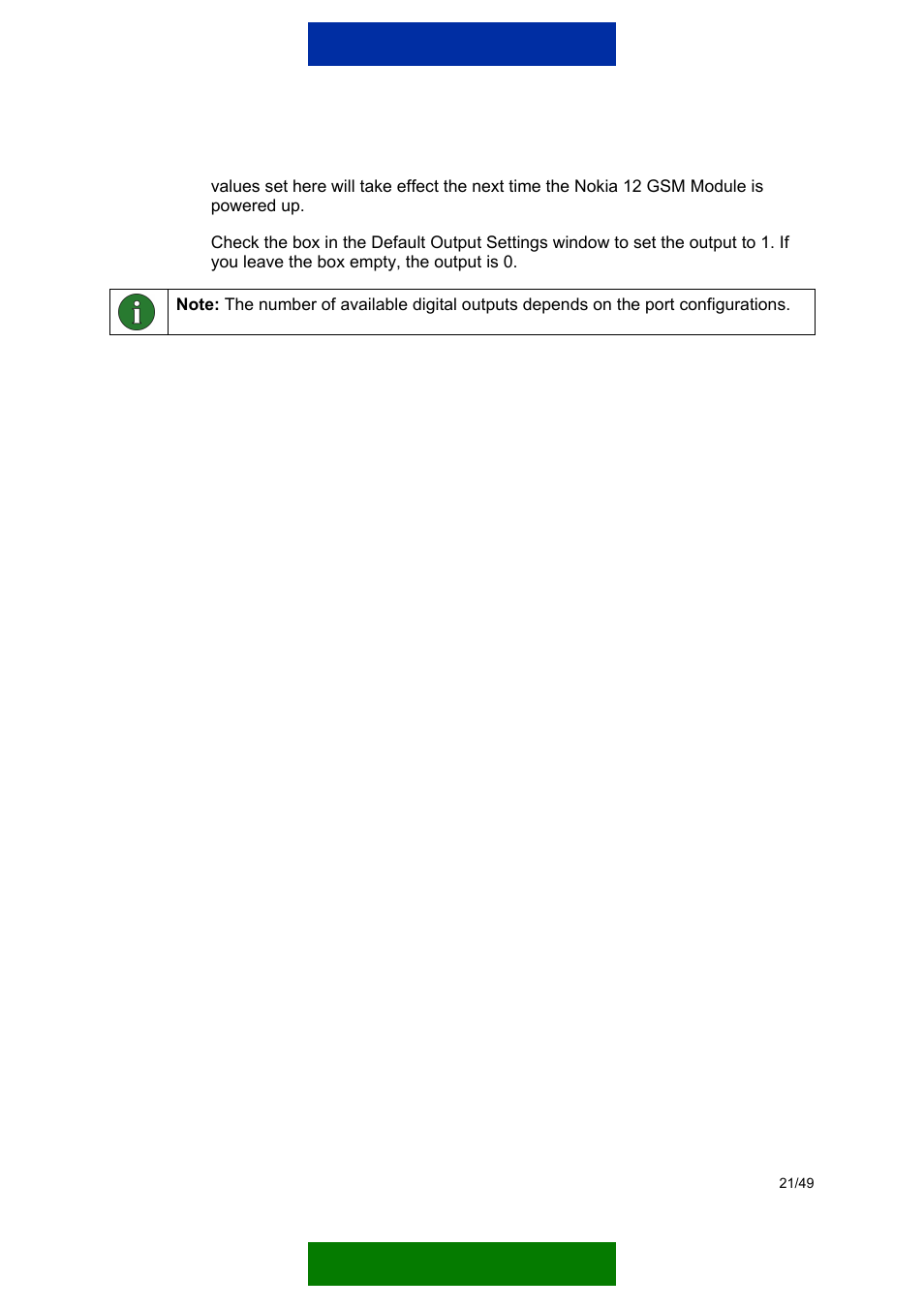 Nokia 12 GSM MODULE REMOTE I/O User Manual | Page 25 / 53