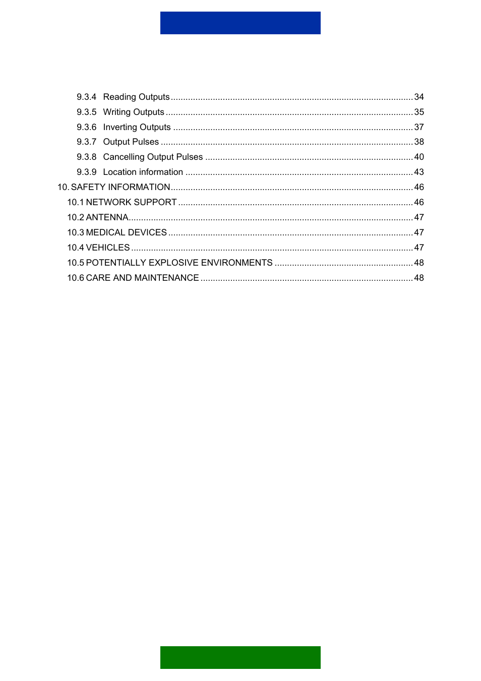 Nokia 12 GSM MODULE REMOTE I/O User Manual | Page 3 / 53