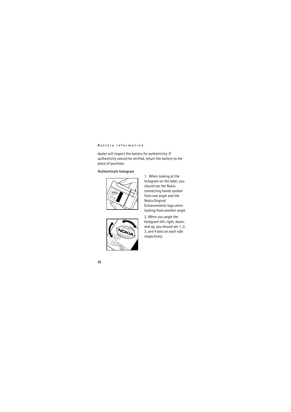 Nokia 2626 User Manual | Page 58 / 74
