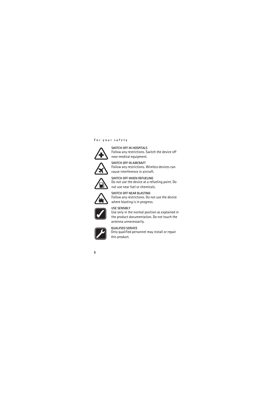 Nokia 2626 User Manual | Page 8 / 74