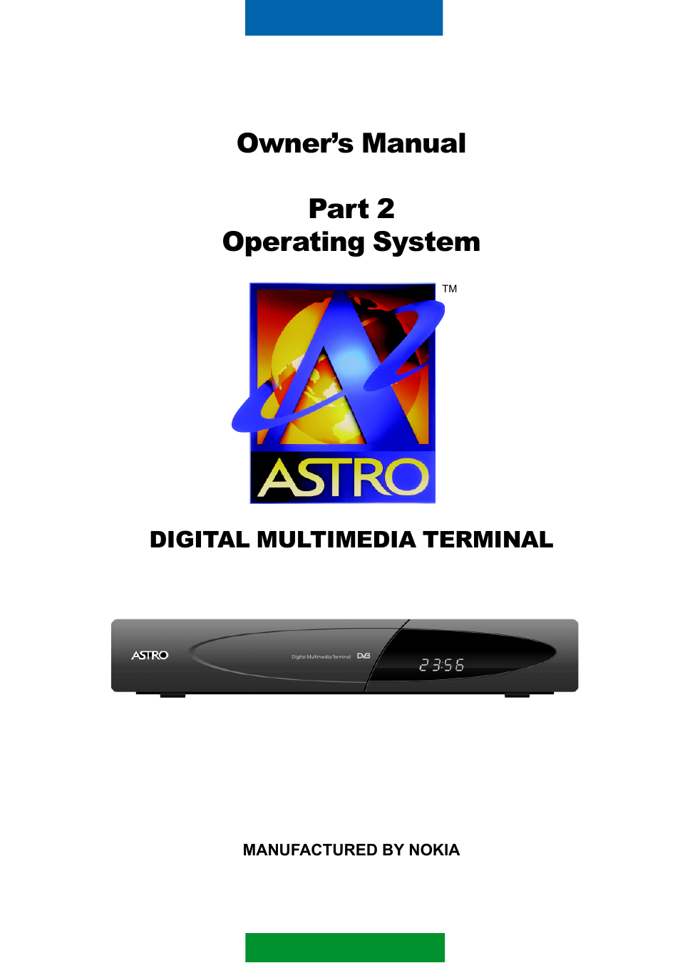 Nokia DIGITAL MULTIMEDIA TERMINAL User Manual | 24 pages