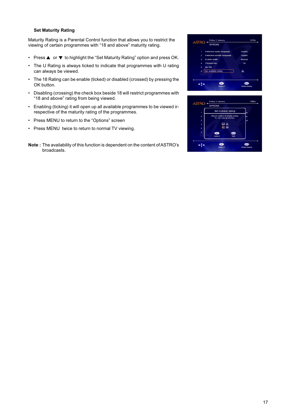 Nokia DIGITAL MULTIMEDIA TERMINAL User Manual | Page 17 / 24