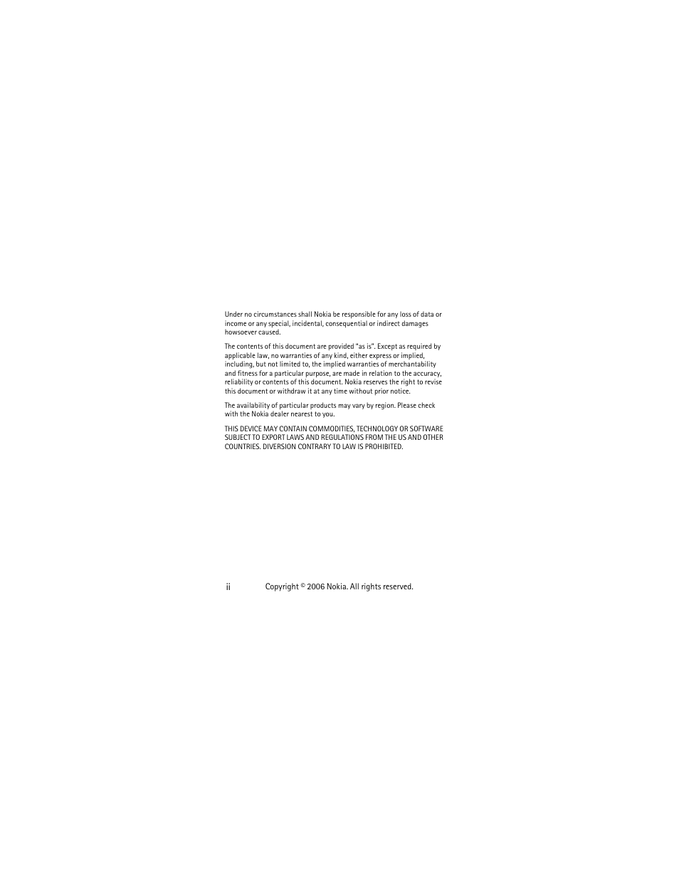 Nokia 1112 User Manual | Page 3 / 60