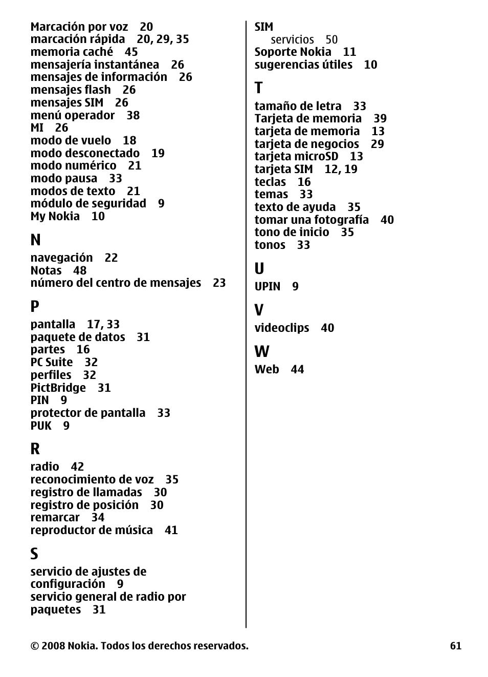 Nokia 3600 User Manual | Page 118 / 118