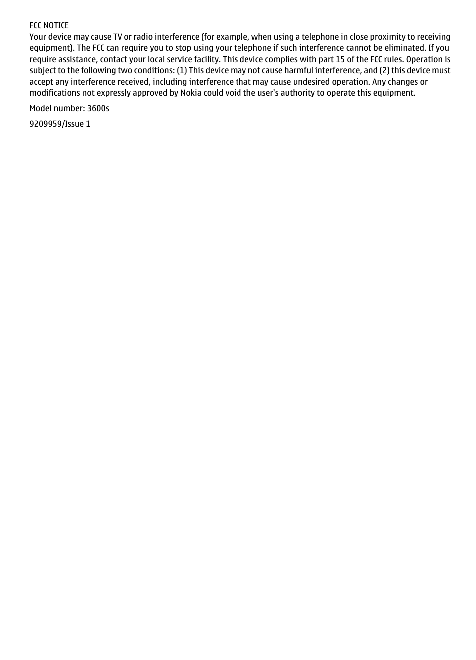 Nokia 3600 User Manual | Page 4 / 118