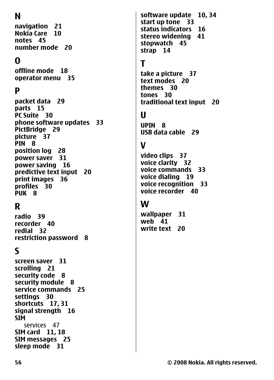 Nokia 3600 User Manual | Page 57 / 118