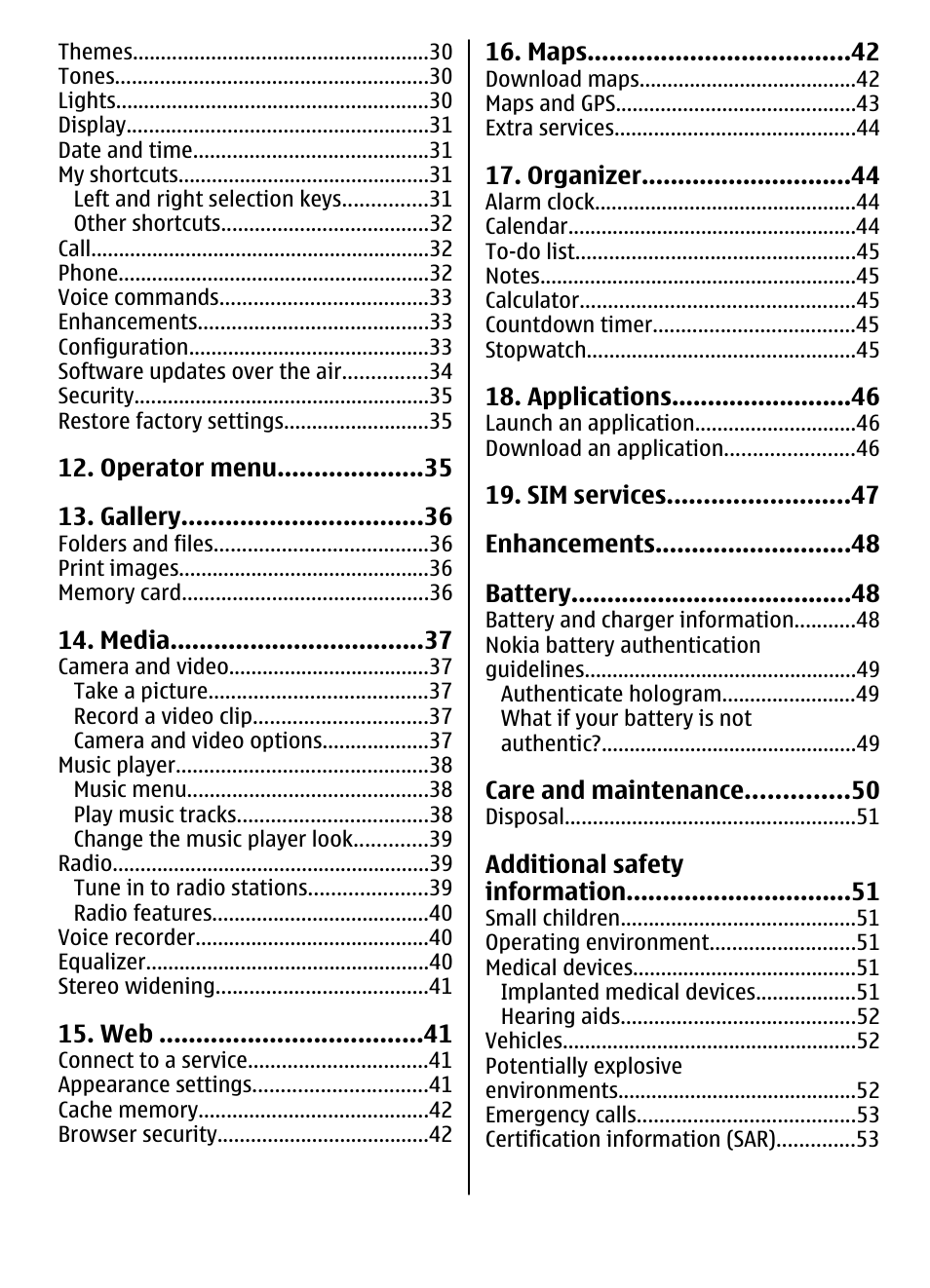 Nokia 3600 User Manual | Page 6 / 118