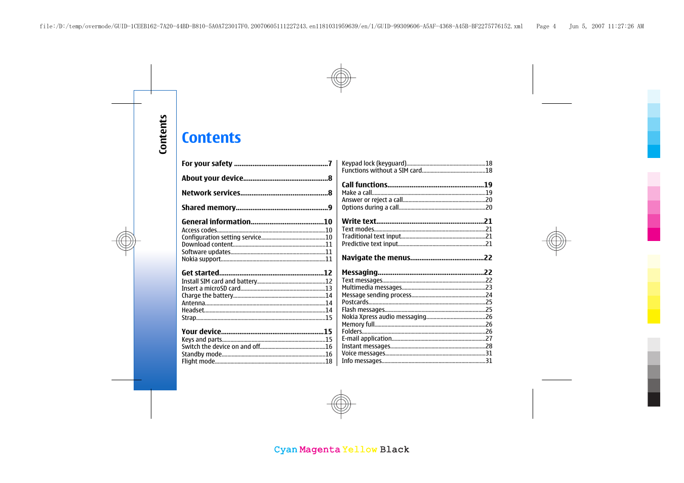 Nokia 3109 User Manual | Page 6 / 86