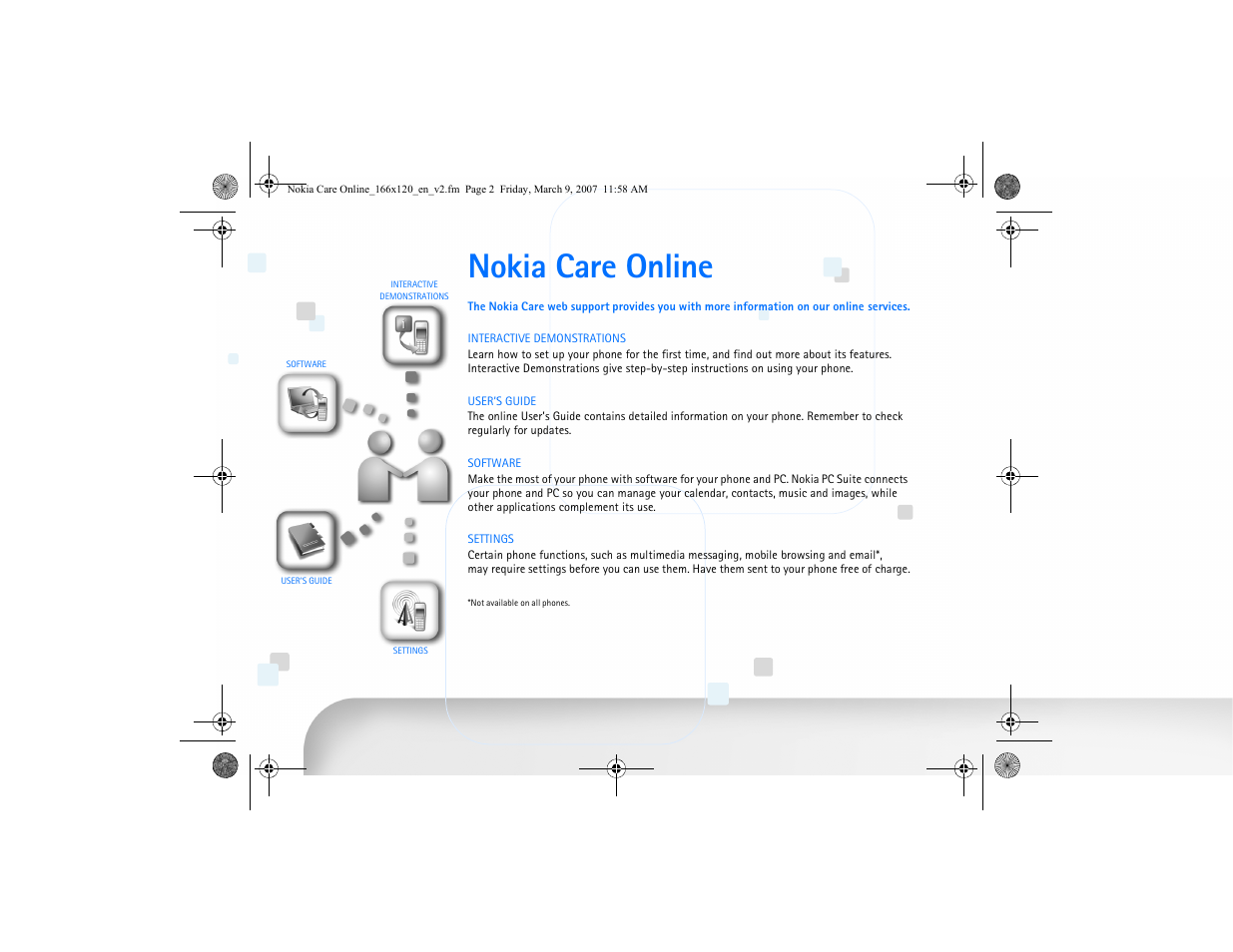 Nokia care online | Nokia 3109 User Manual | Page 84 / 86