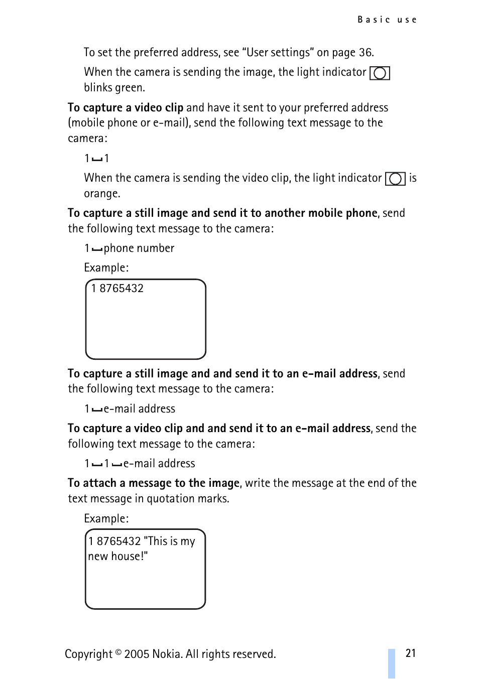 Nokia Remote Camera User Manual | Page 21 / 62