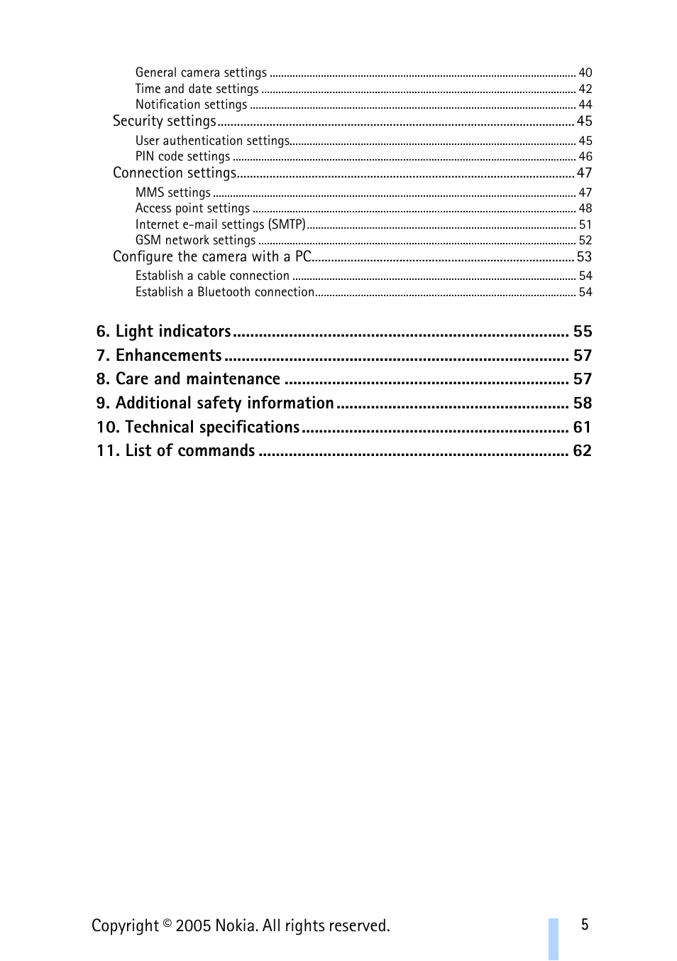 Nokia Remote Camera User Manual | Page 5 / 62