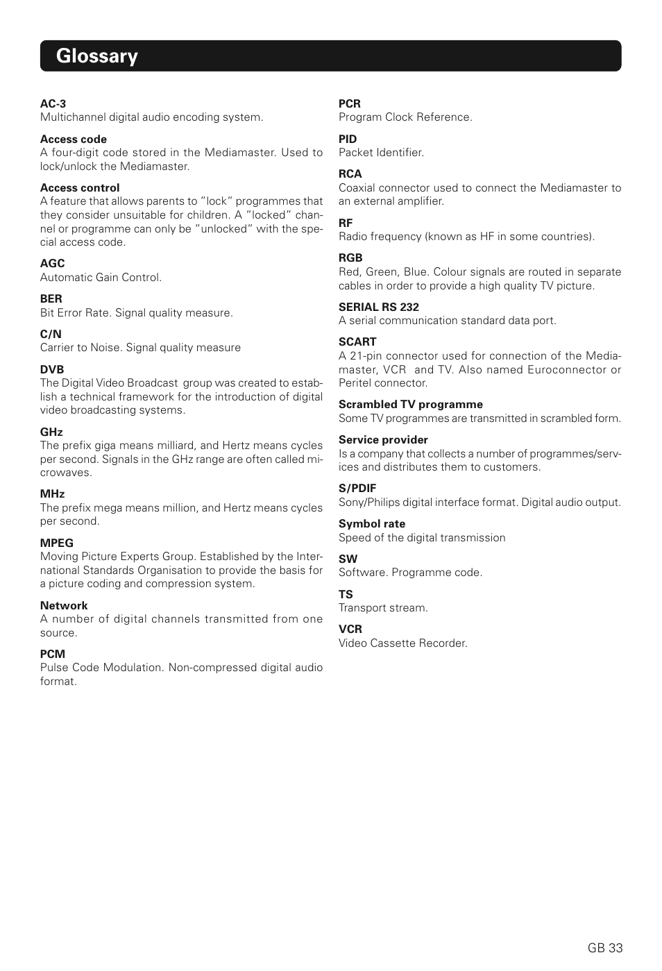 Glossary | Nokia 230 T User Manual | Page 33 / 36