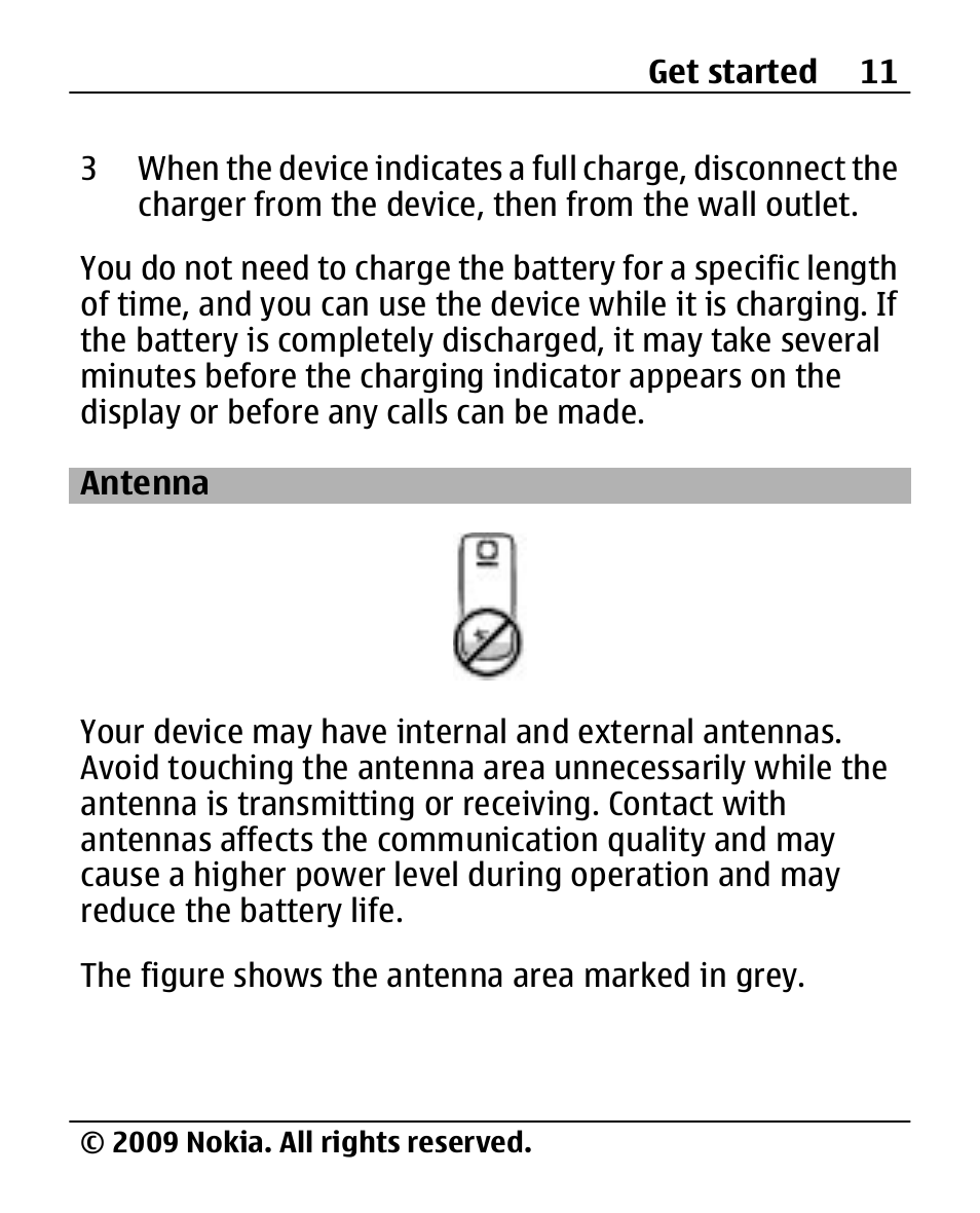 Antenna | Nokia 2690 User Manual | Page 11 / 90
