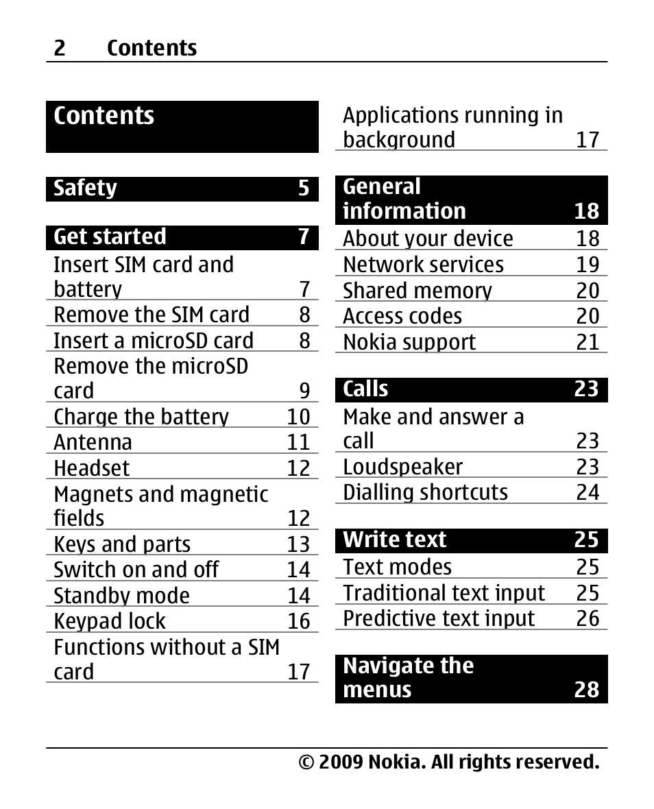 Nokia 2690 User Manual | Page 2 / 90