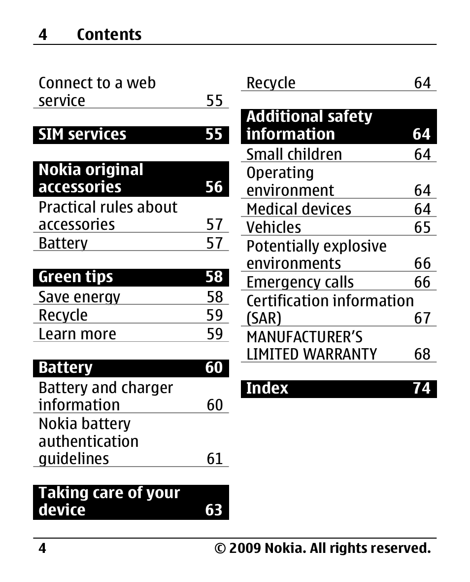 Nokia 2720 User Manual | Page 4 / 78