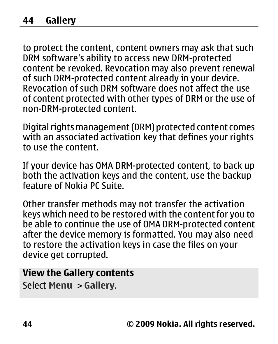 Nokia 2720 User Manual | Page 44 / 78