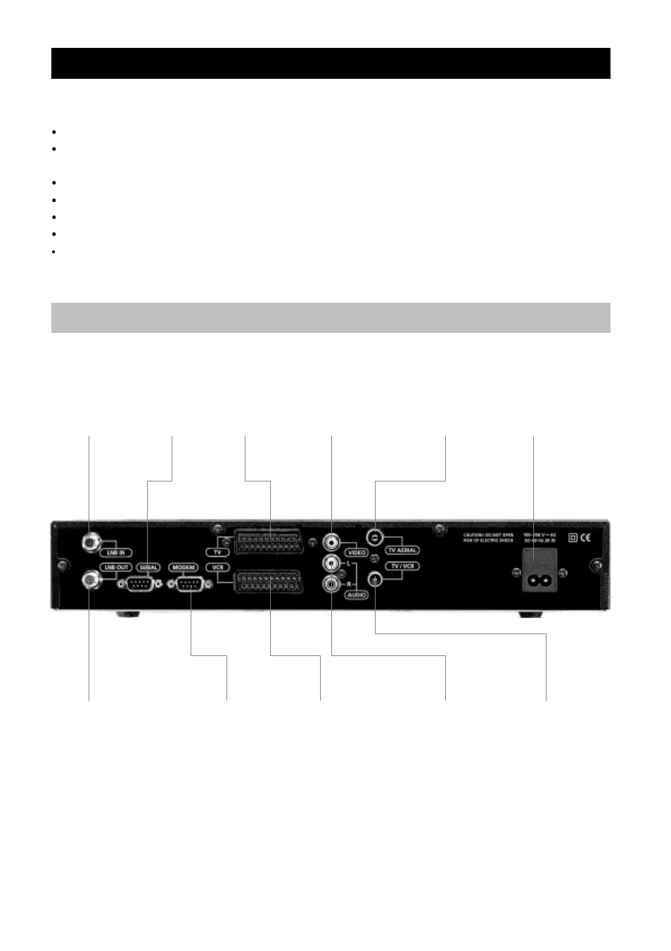 For your safety, Rear panel | Nokia 9650S User Manual | Page 3 / 27