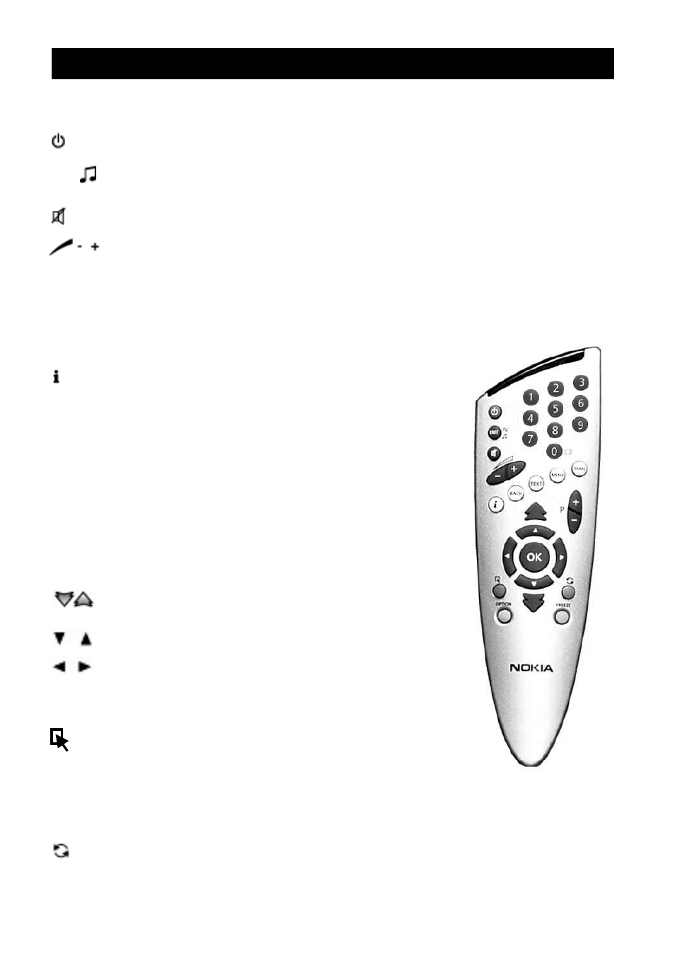 Remote control | Nokia 9650S User Manual | Page 9 / 27