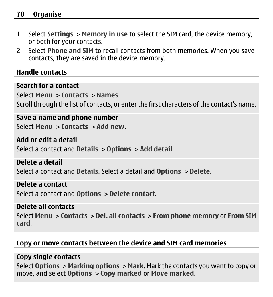 Nokia X3-00 User Manual | Page 70 / 87