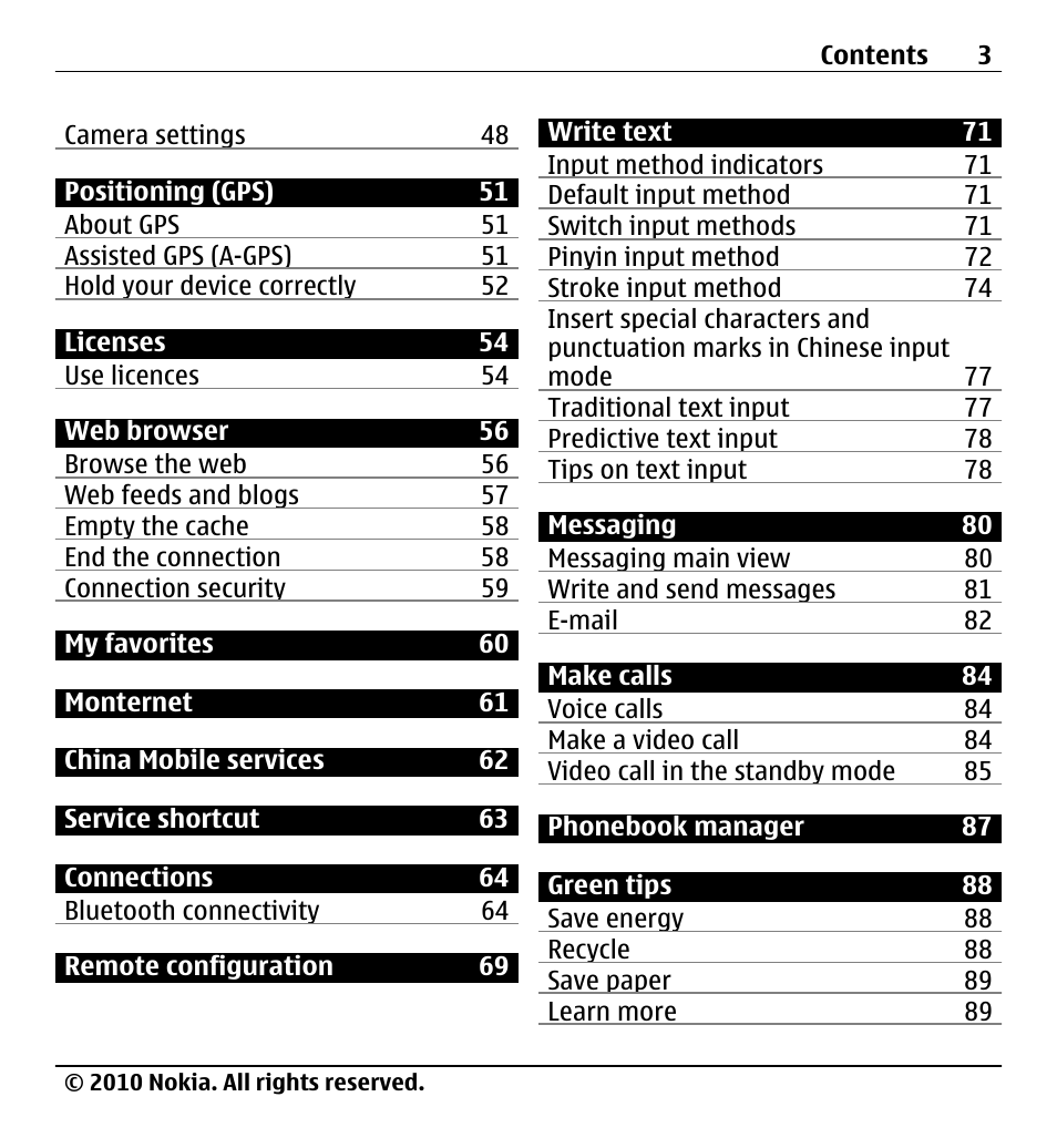 Nokia X500 User Manual | Page 3 / 121