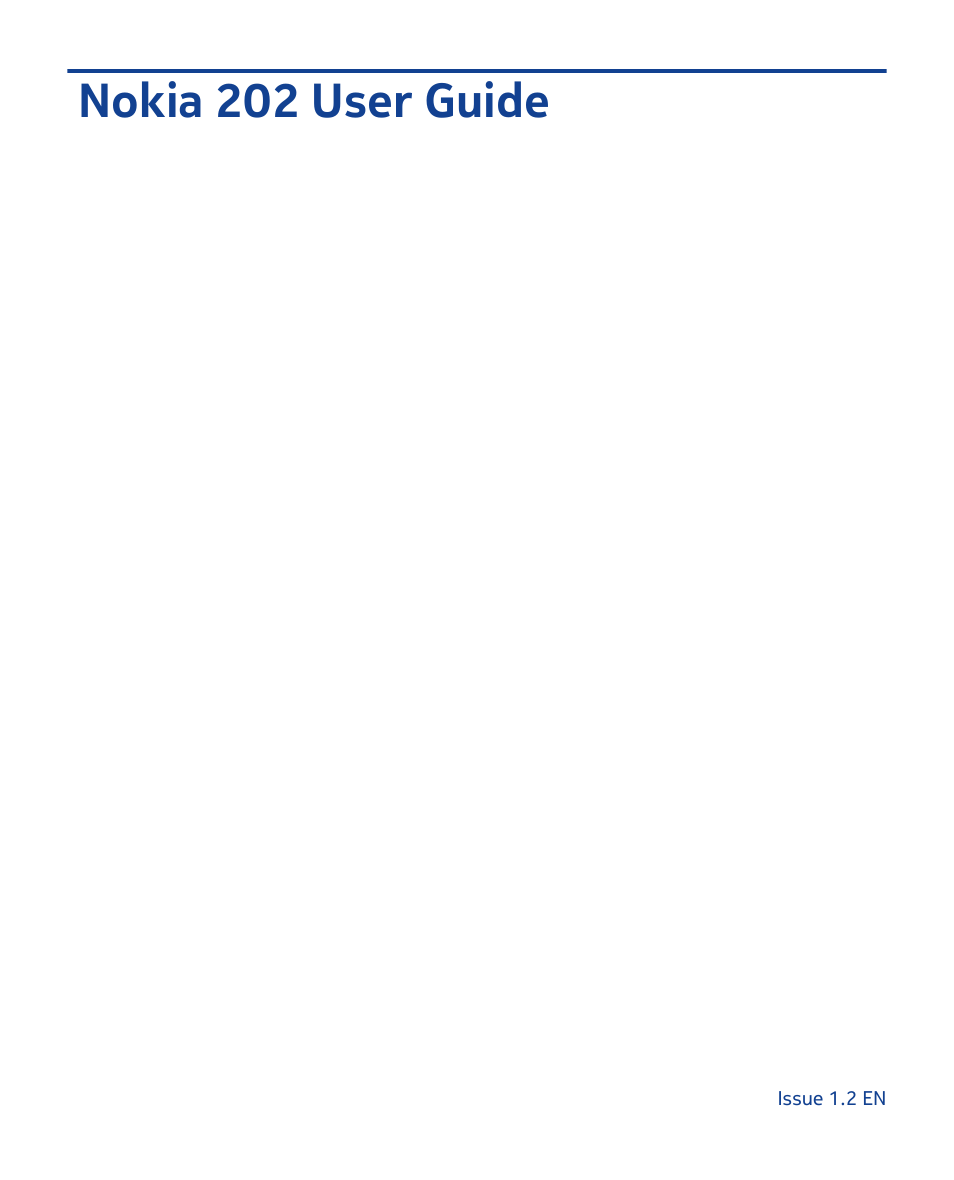Nokia 202 User Manual | 60 pages