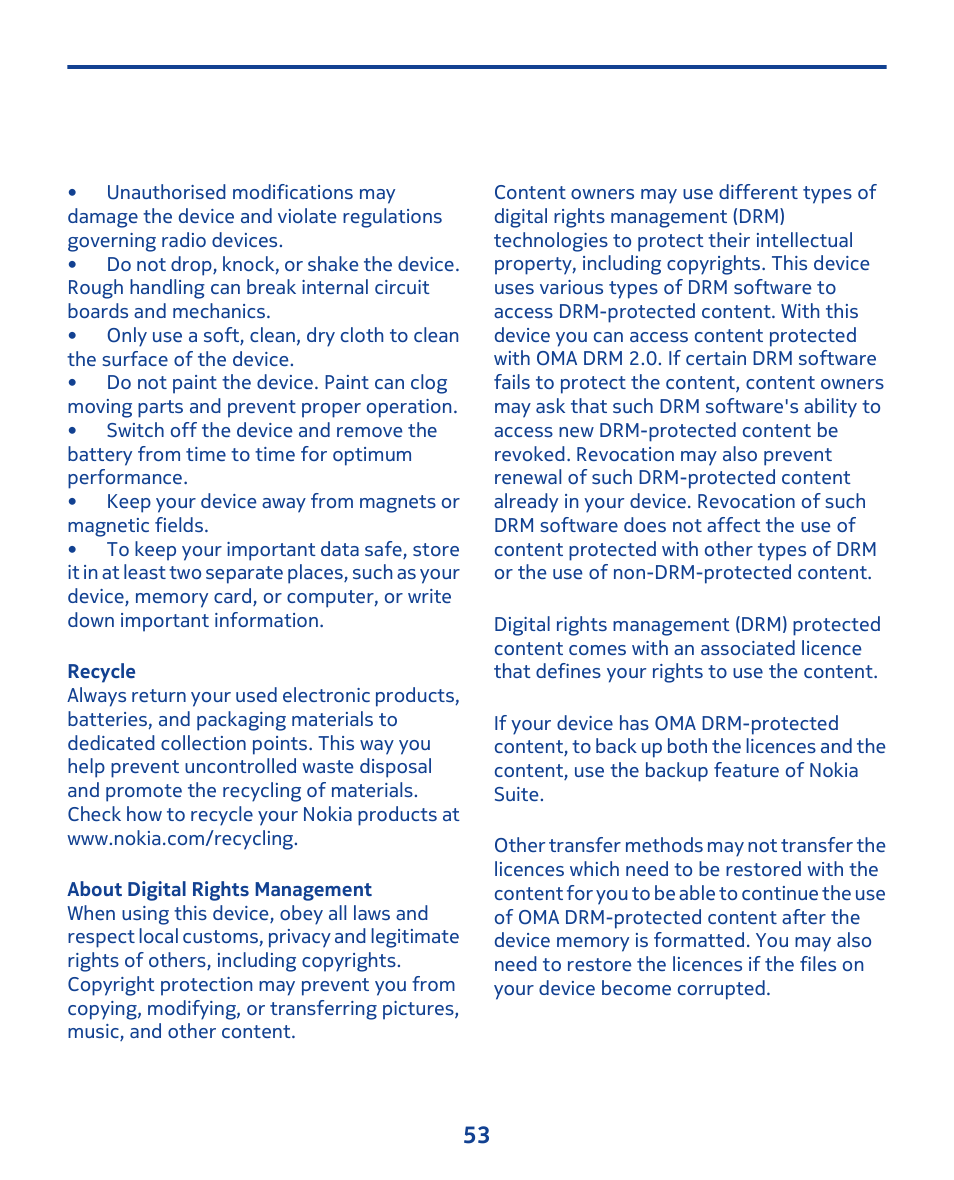 Nokia 202 User Manual | Page 53 / 60