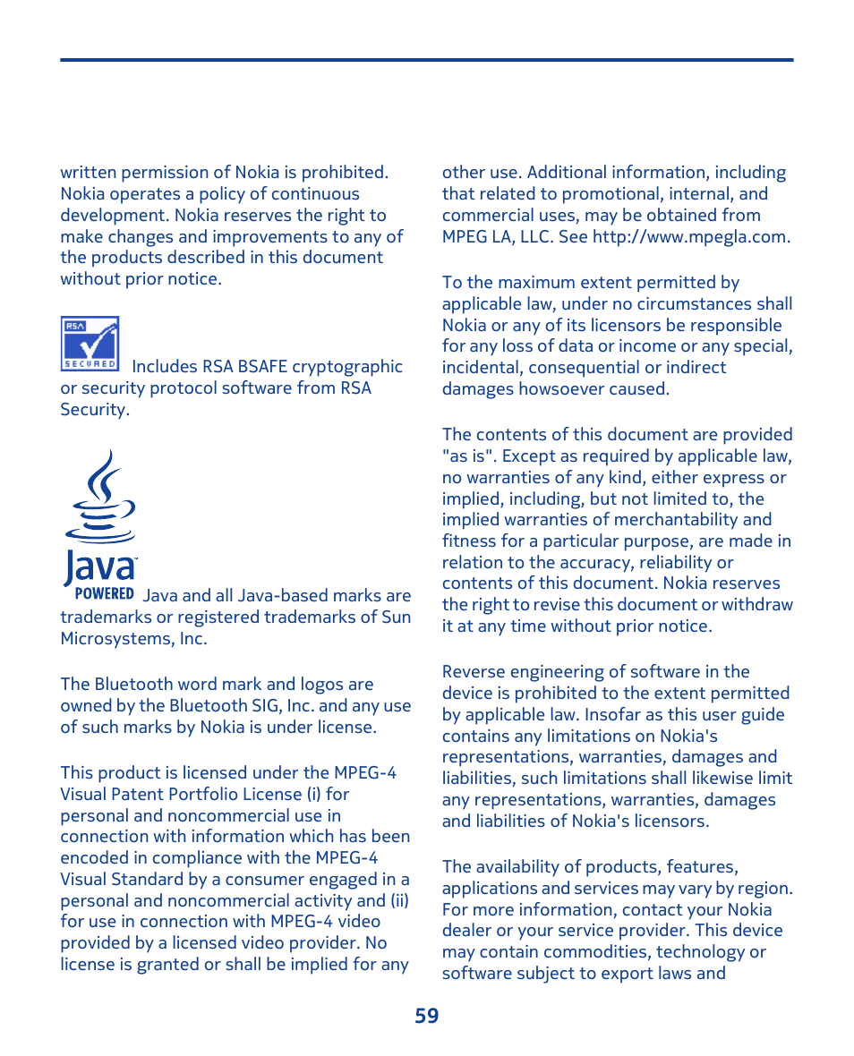 Nokia 202 User Manual | Page 59 / 60