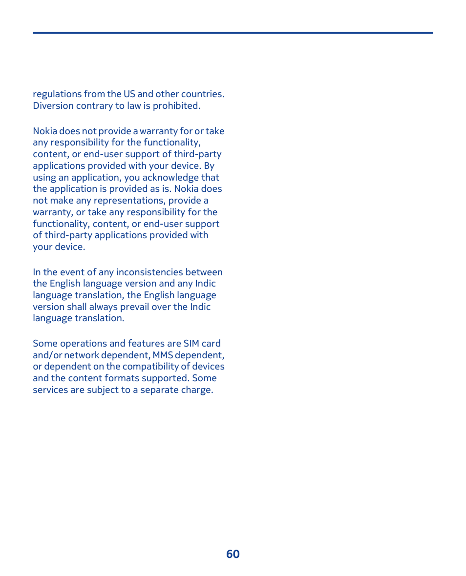 Nokia 202 User Manual | Page 60 / 60