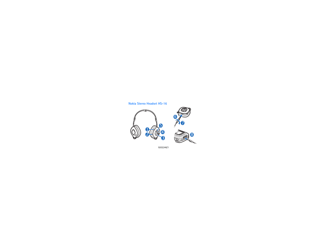 Nokia HS-16 User Manual | 8 pages