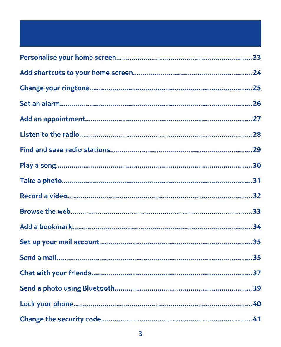 Nokia 111 User Manual | Page 3 / 56