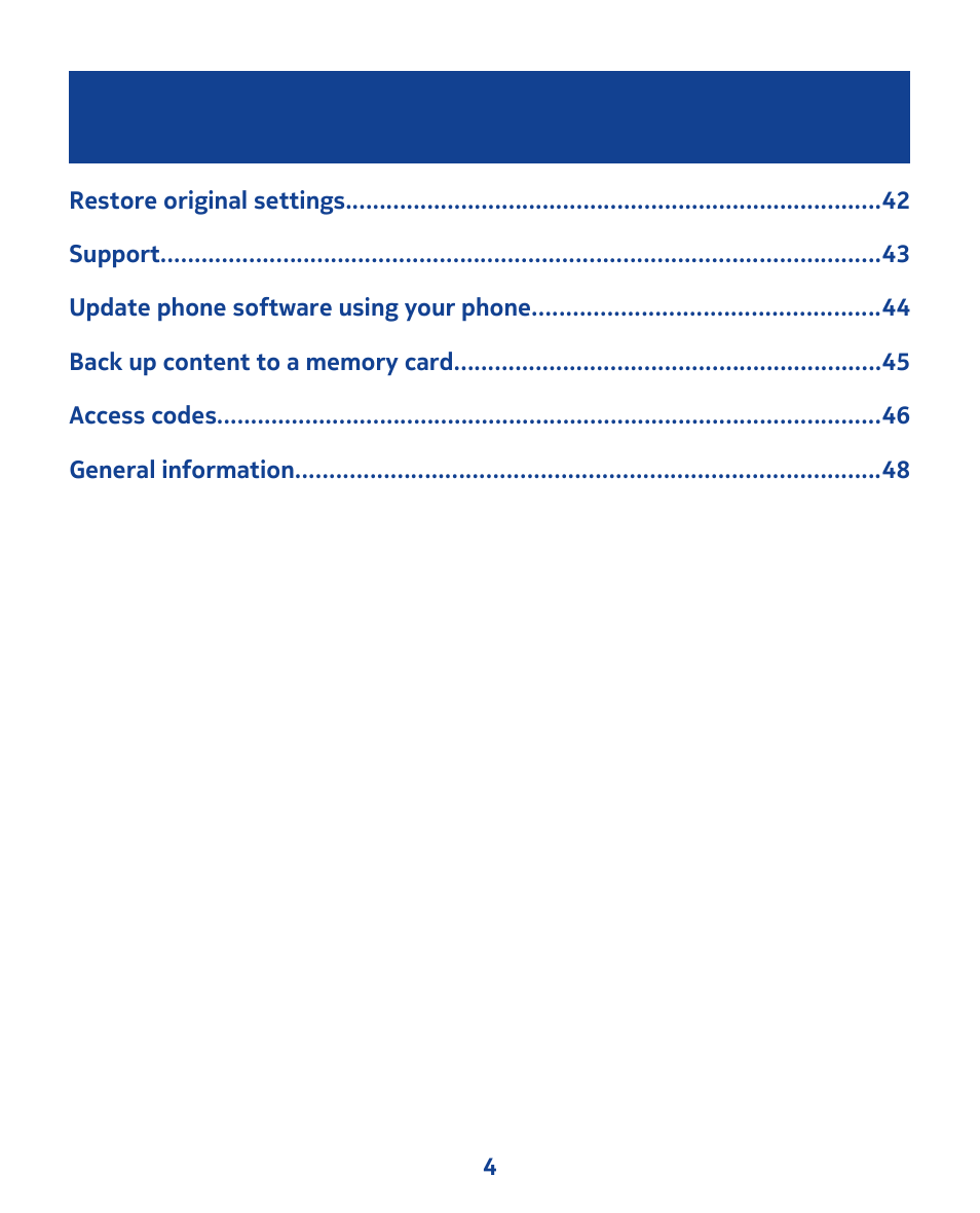 Nokia 111 User Manual | Page 4 / 56