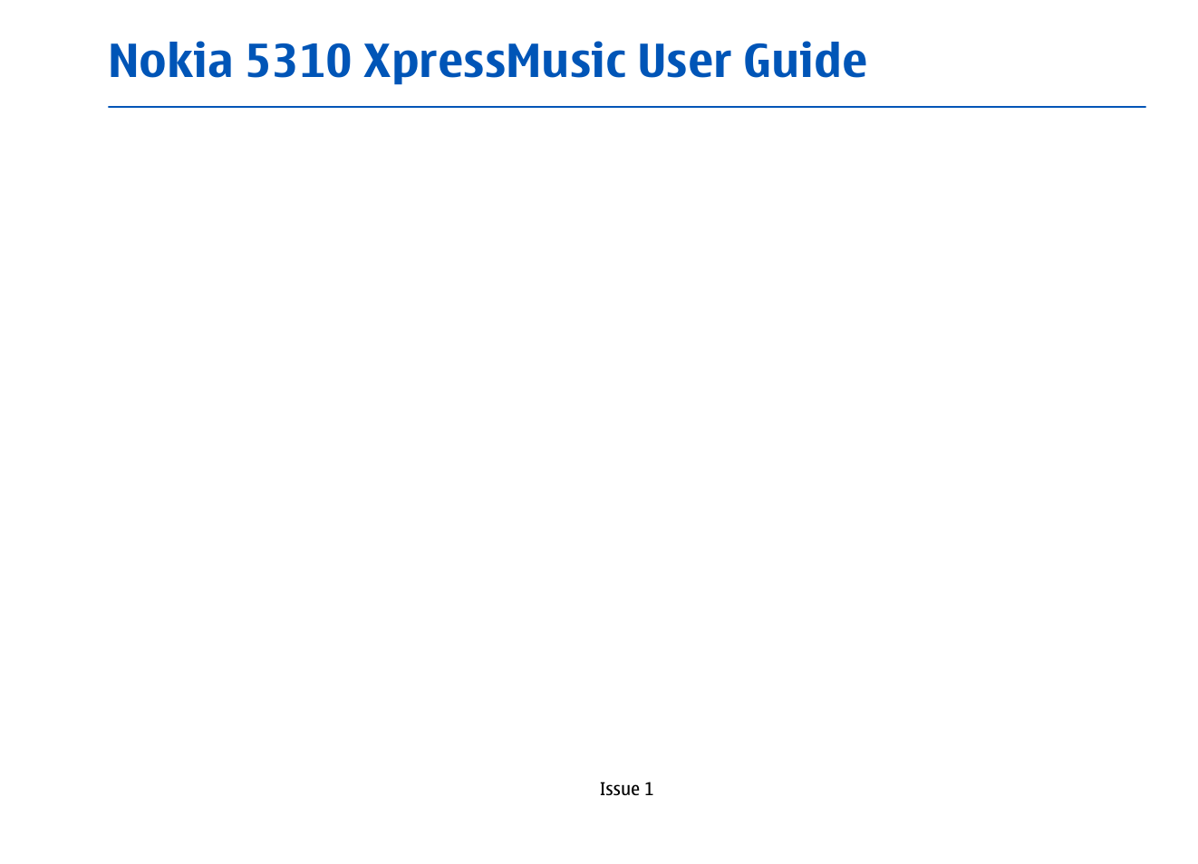 Nokia 5310 XpressMusi EN User Manual | 62 pages