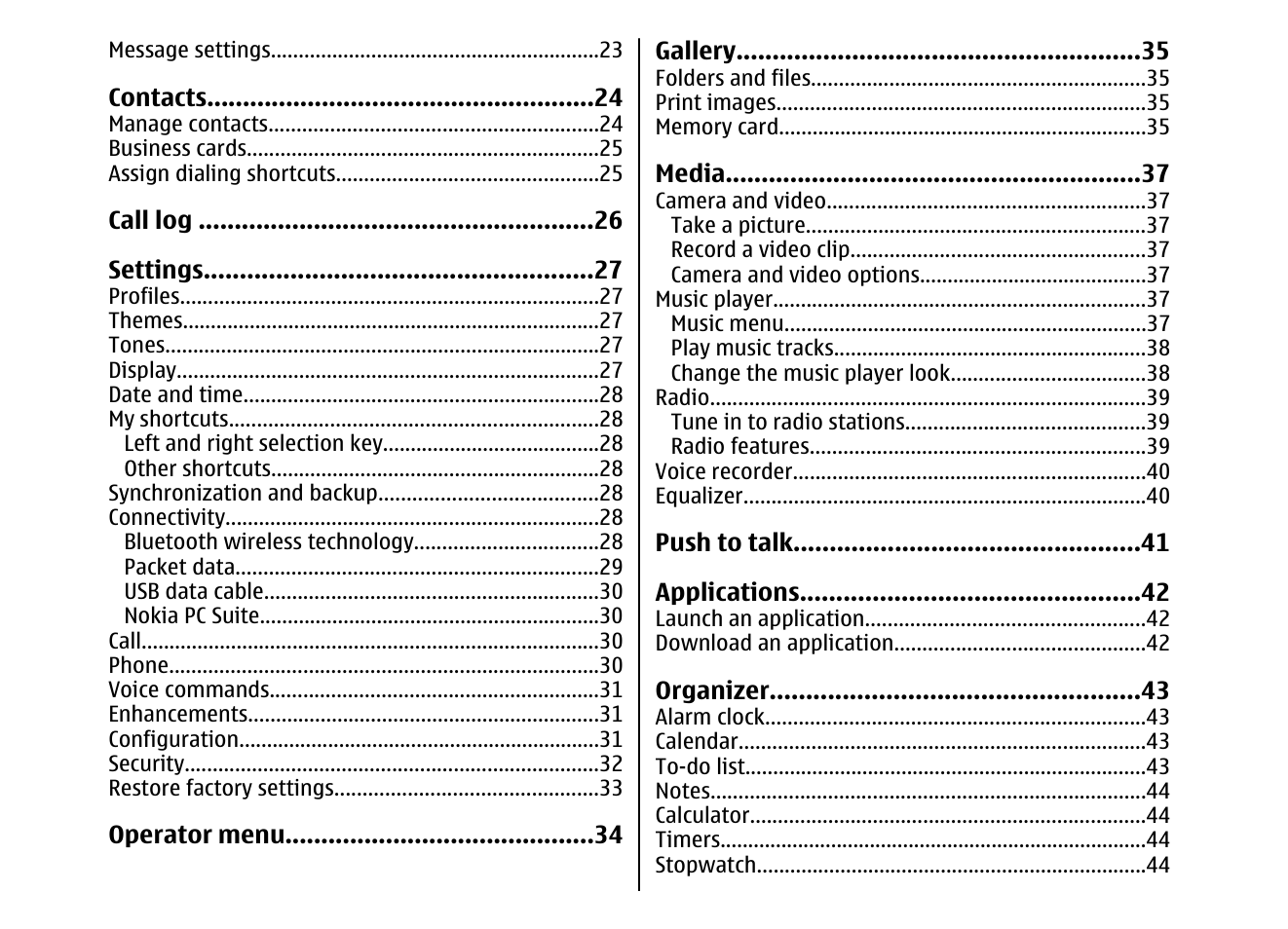 Nokia 5310 XpressMusi EN User Manual | Page 5 / 62