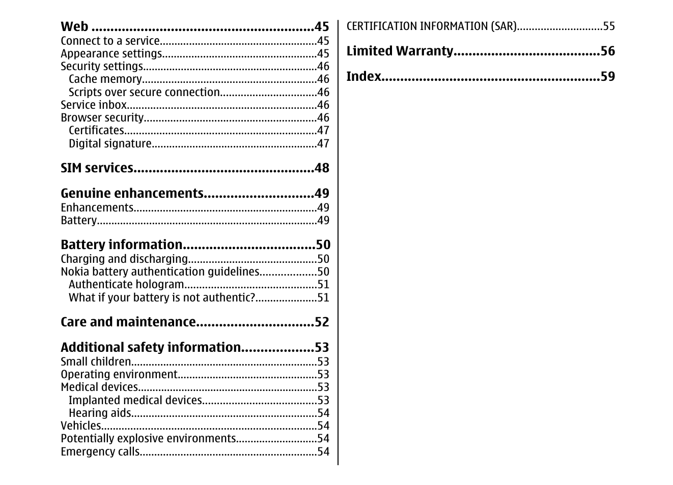 Nokia 5310 XpressMusi EN User Manual | Page 6 / 62