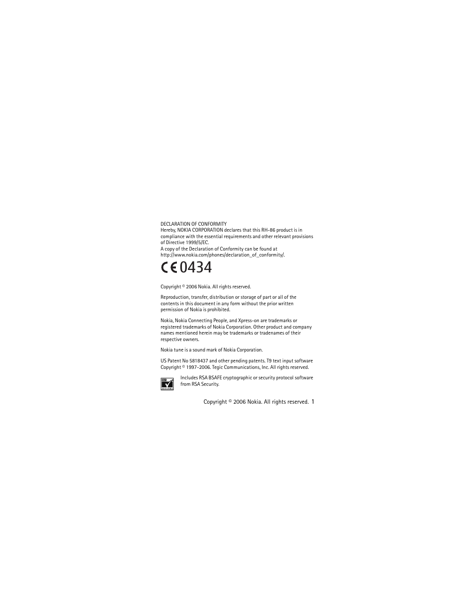 Nokia 2610 User Manual | Page 2 / 63