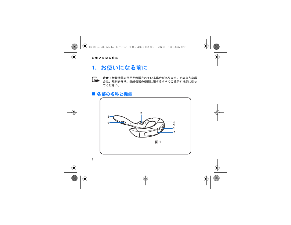 お使いになる前に | Nokia HS 4W User Manual | Page 92 / 110