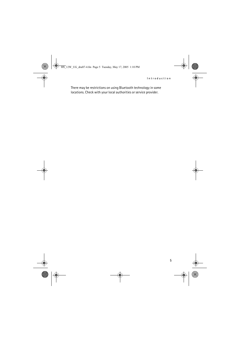 Nokia HS-12W User Manual | Page 5 / 16
