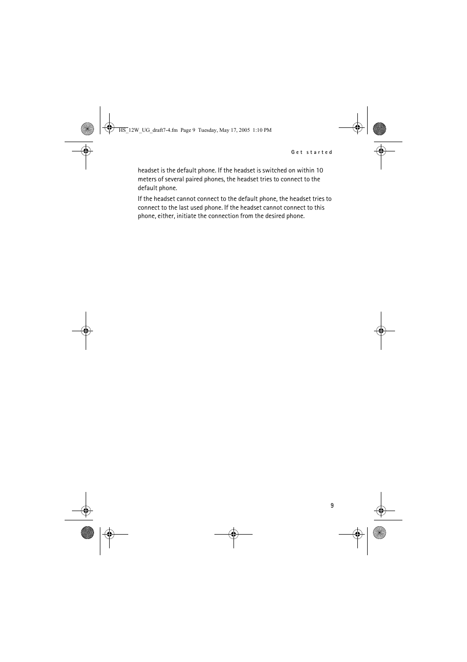 Nokia HS-12W User Manual | Page 9 / 16