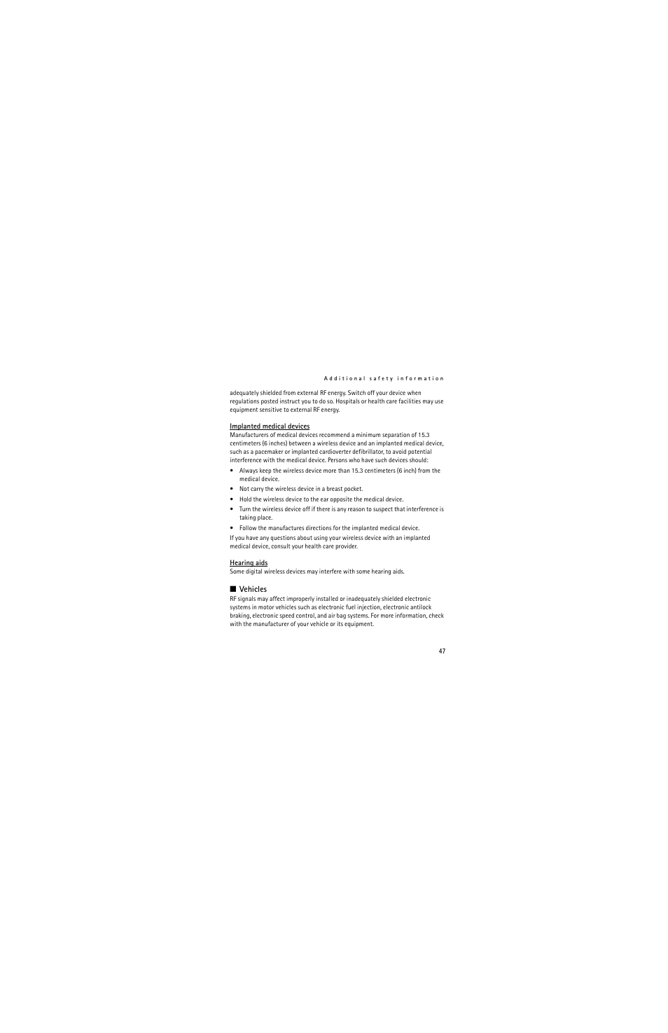 Nokia 2320 User Manual | Page 47 / 112