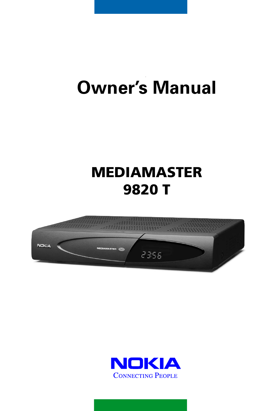 Nokia 9820 T User Manual | 33 pages