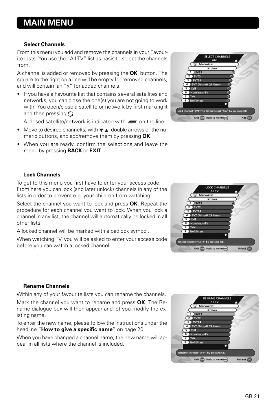 Main menu | Nokia 9820 T User Manual | Page 20 / 33