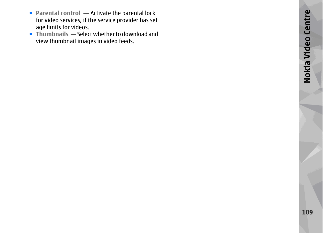 Nokia video centre | Nokia 002F4W8 User Manual | Page 109 / 195